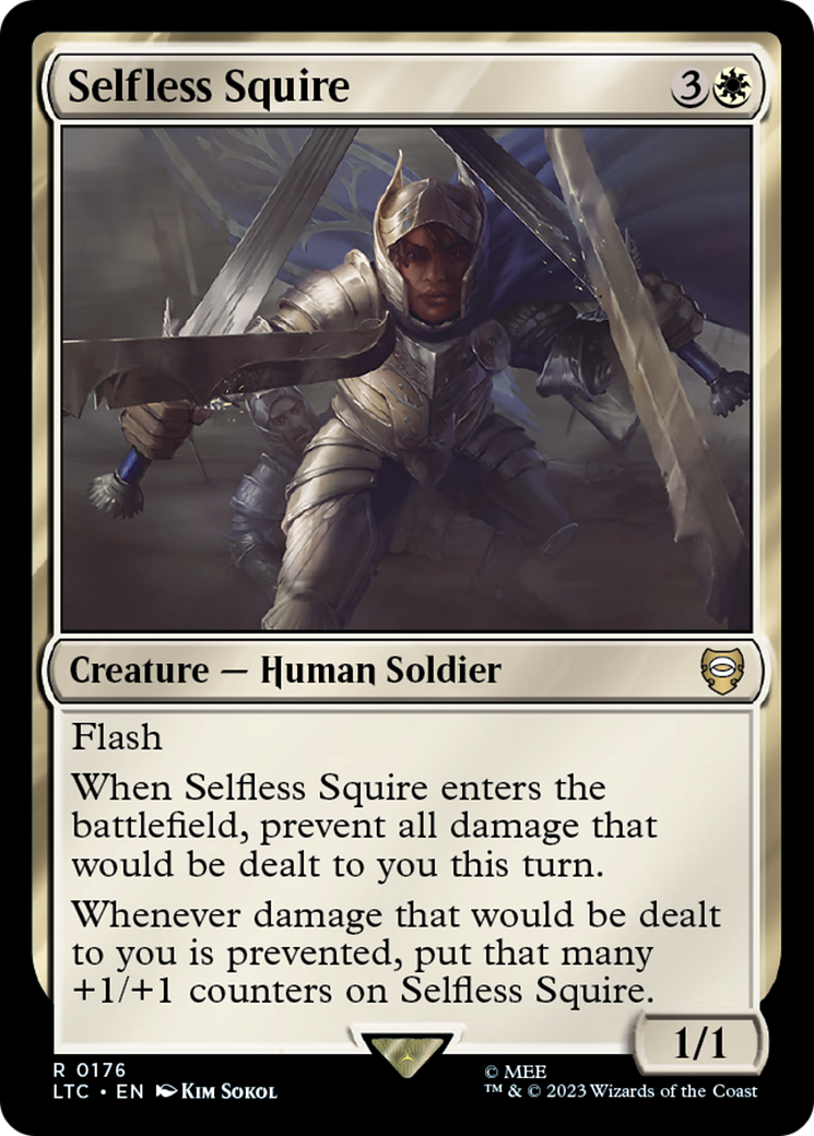 Selfless Squire [The Lord of the Rings: Tales of Middle-Earth Commander] MTG Single Magic: The Gathering | Red Claw Gaming