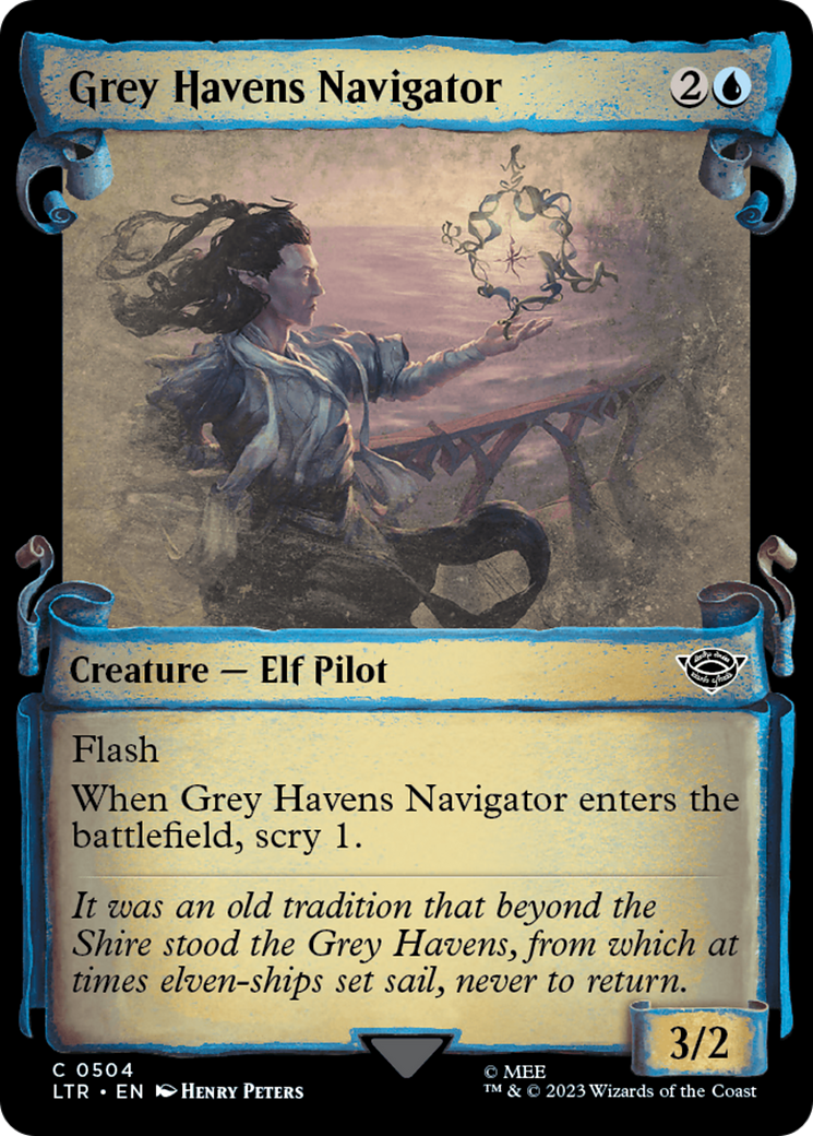 Grey Havens Navigator [The Lord of the Rings: Tales of Middle-Earth Showcase Scrolls] MTG Single Magic: The Gathering | Red Claw Gaming
