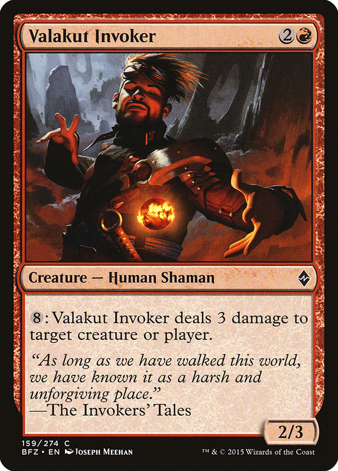 Valakut Invoker [Battle for Zendikar] MTG Single Magic: The Gathering | Red Claw Gaming