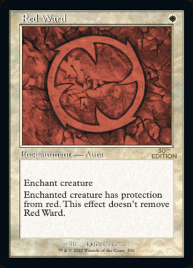 Red Ward (Retro) [30th Anniversary Edition] MTG Single Magic: The Gathering | Red Claw Gaming