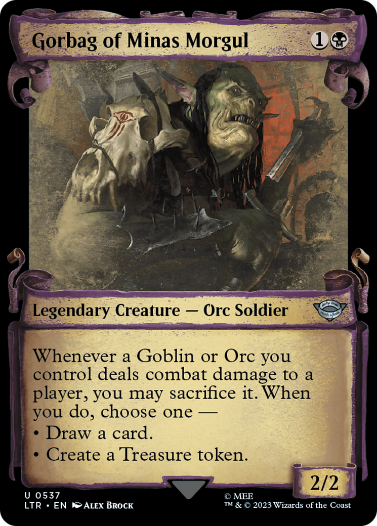 Gorbag of Minas Morgul [The Lord of the Rings: Tales of Middle-Earth Showcase Scrolls] MTG Single Magic: The Gathering | Red Claw Gaming