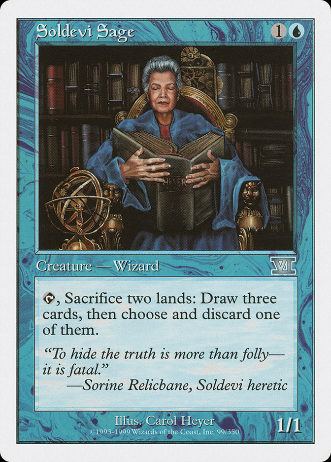Soldevi Sage [Classic Sixth Edition] MTG Single Magic: The Gathering | Red Claw Gaming