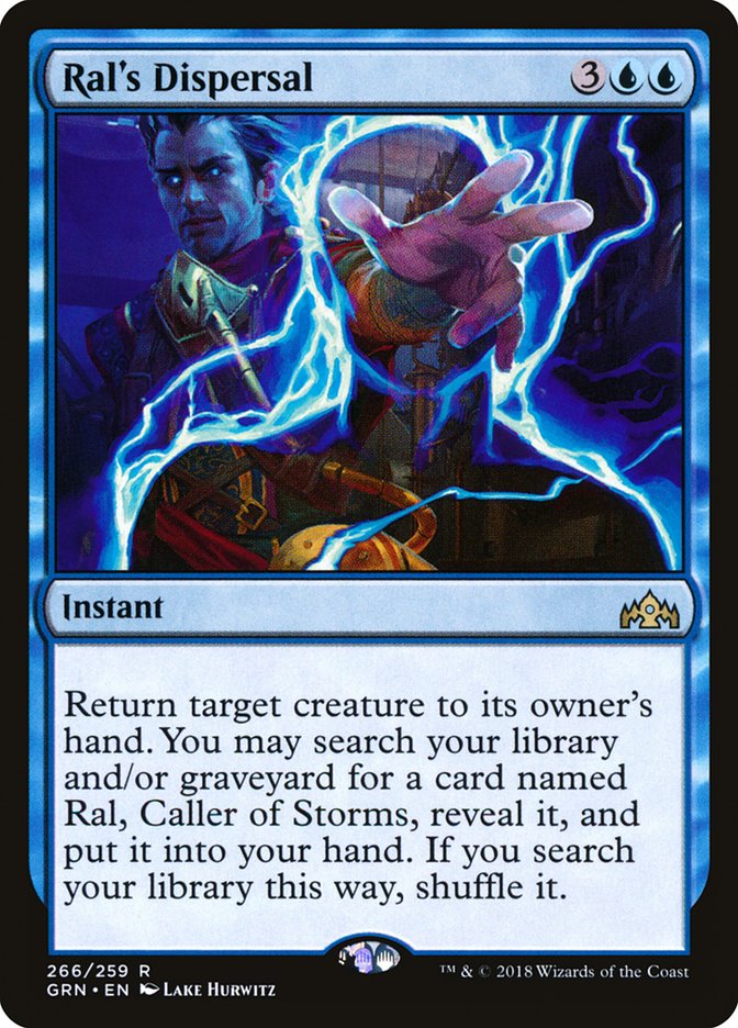 Ral's Dispersal [Guilds of Ravnica] MTG Single Magic: The Gathering | Red Claw Gaming