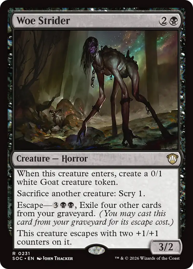 Woe Strider [Secrets of Strixhaven Commander] MTG Single Magic: The Gathering | Red Claw Gaming