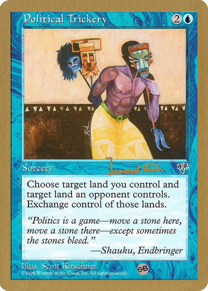 Political Trickery (Janosch Kuhn) (SB) [World Championship Decks 1997] MTG Single Magic: The Gathering | Red Claw Gaming