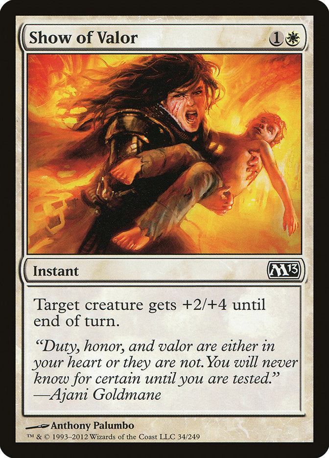Show of Valor [Magic 2013] MTG Single Magic: The Gathering | Red Claw Gaming