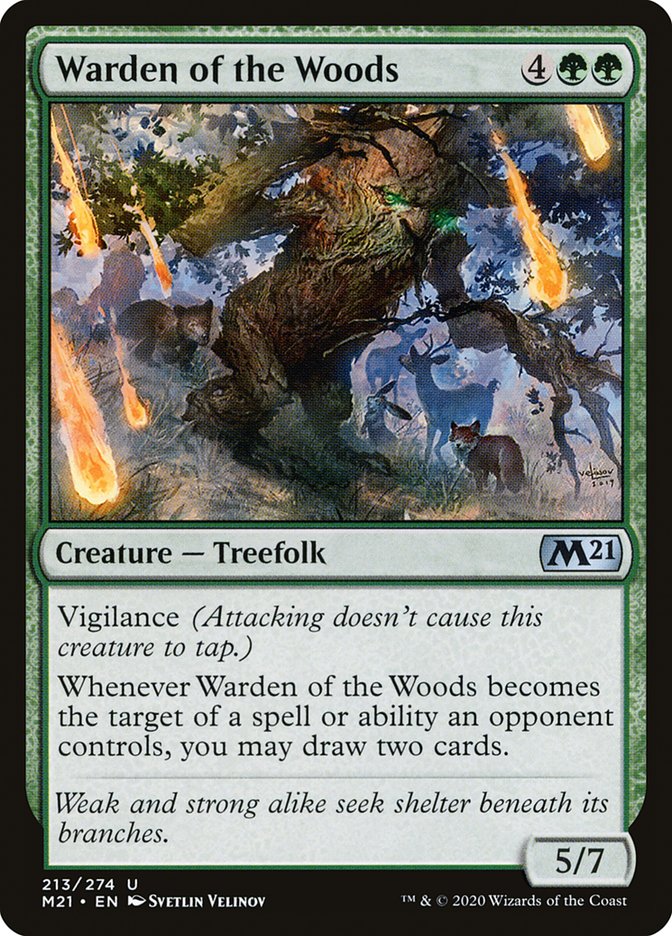 Warden of the Woods [Core Set 2021] MTG Single Magic: The Gathering | Red Claw Gaming