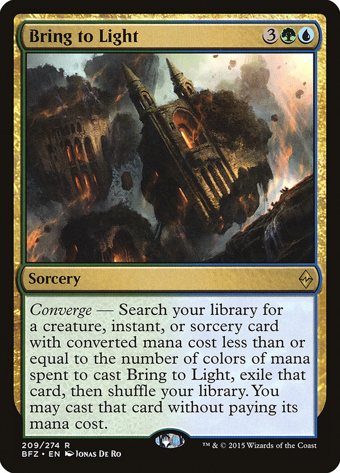 Bring to Light [Battle for Zendikar] MTG Single Magic: The Gathering | Red Claw Gaming