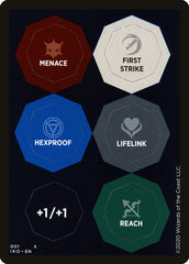 Punch Card Token (001 // 002) - Thick Stock [Ikoria: Lair of Behemoths Tokens] MTG Single Magic: The Gathering | Red Claw Gaming