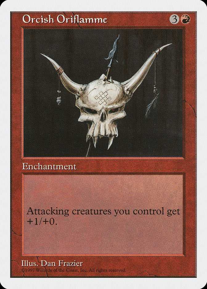 Orcish Oriflamme [Fifth Edition] MTG Single Magic: The Gathering | Red Claw Gaming