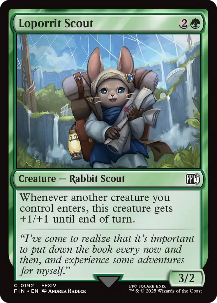 Loporrit Scout [FINAL FANTASY] MTG Single Magic: The Gathering | Red Claw Gaming