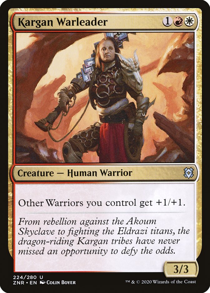 Kargan Warleader [Zendikar Rising] MTG Single Magic: The Gathering | Red Claw Gaming