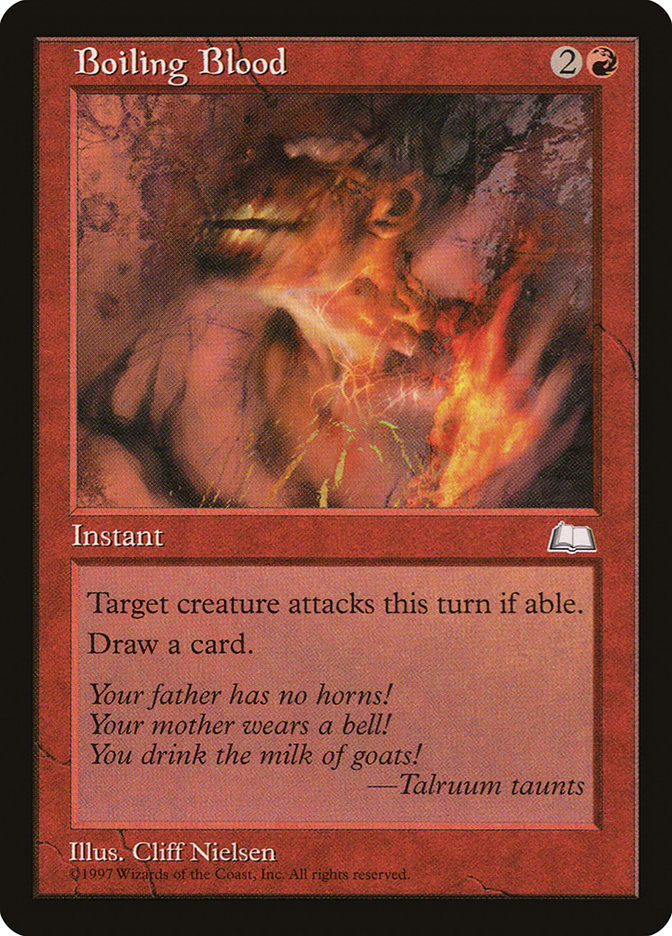 Boiling Blood [Weatherlight] MTG Single Magic: The Gathering | Red Claw Gaming