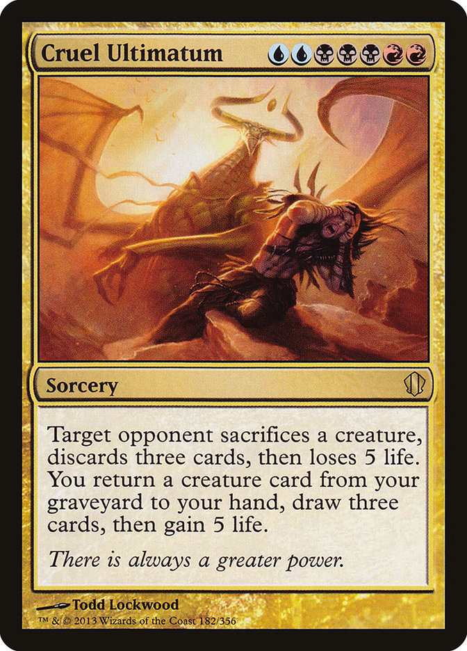 Cruel Ultimatum [Commander 2013] MTG Single Magic: The Gathering | Red Claw Gaming