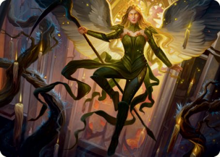 Sigarda, Champion of Light Art Card [Innistrad: Midnight Hunt Art Series] MTG Single Magic: The Gathering | Red Claw Gaming