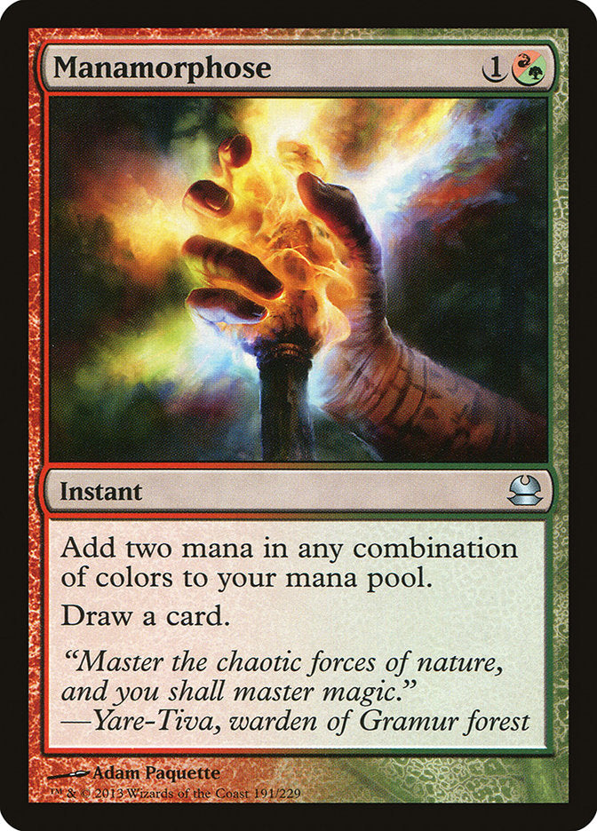 Manamorphose [Modern Masters] MTG Single Magic: The Gathering | Red Claw Gaming