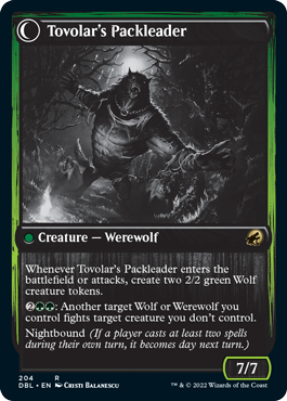 Tovolar's Huntmaster // Tovolar's Packleader [Innistrad: Double Feature] MTG Single Magic: The Gathering | Red Claw Gaming