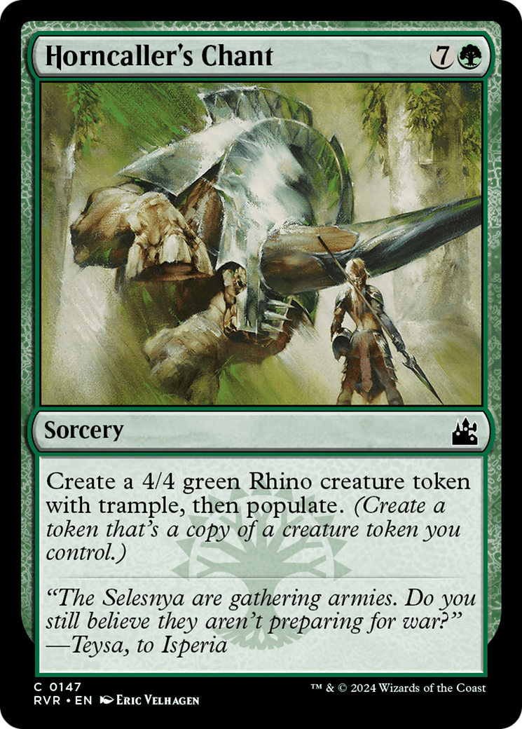 Horncaller's Chant [Ravnica Remastered] MTG Single Magic: The Gathering | Red Claw Gaming