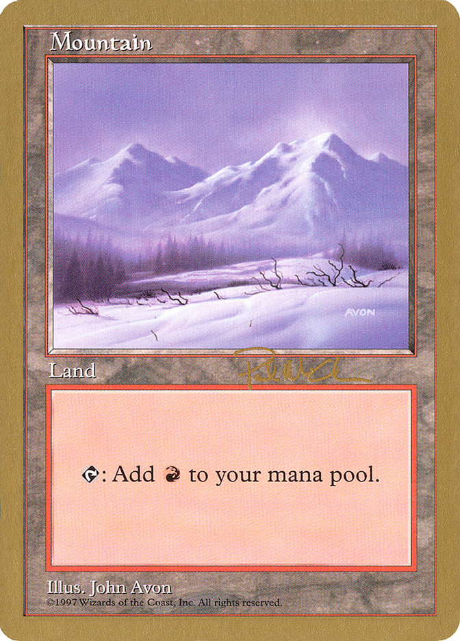 Mountain (pm442) (Paul McCabe) [World Championship Decks 1997] MTG Single Magic: The Gathering | Red Claw Gaming