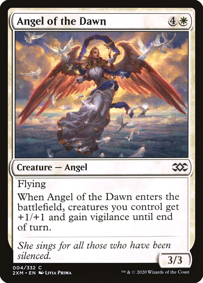 Angel of the Dawn [Double Masters] MTG Single Magic: The Gathering | Red Claw Gaming