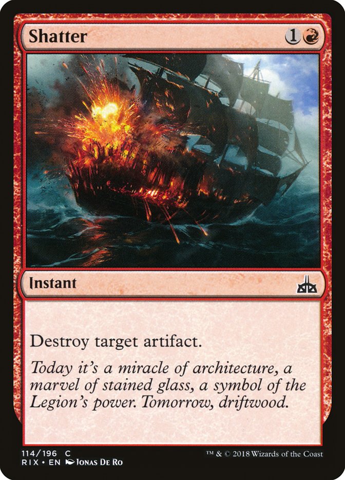 Shatter [Rivals of Ixalan] MTG Single Magic: The Gathering | Red Claw Gaming