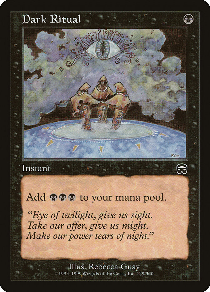 Dark Ritual [Mercadian Masques] MTG Single Magic: The Gathering | Red Claw Gaming