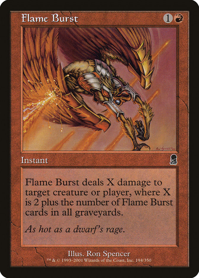Flame Burst [Odyssey] MTG Single Magic: The Gathering | Red Claw Gaming