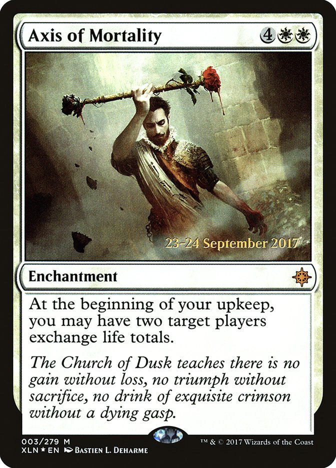Axis of Mortality [Ixalan Prerelease Promos] MTG Single Magic: The Gathering | Red Claw Gaming