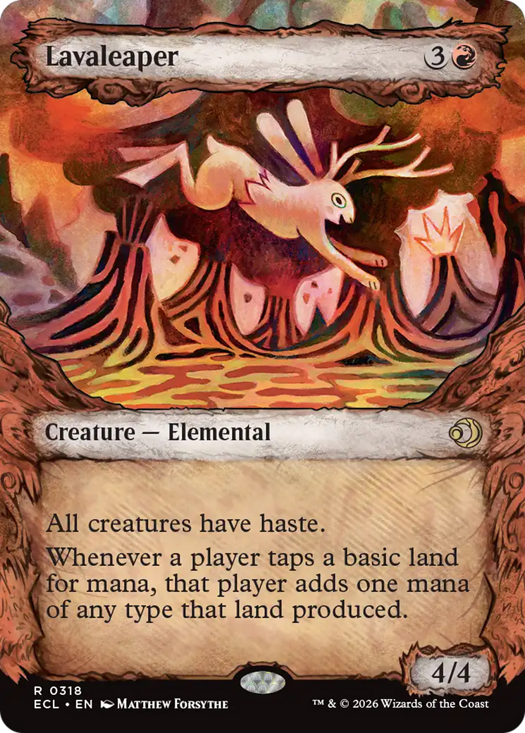 Lavaleaper (Showcase) [Lorwyn Eclipsed] MTG Single Magic: The Gathering | Red Claw Gaming