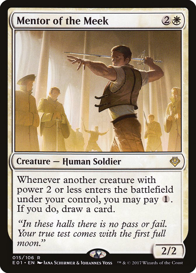 Mentor of the Meek [Archenemy: Nicol Bolas] MTG Single Magic: The Gathering | Red Claw Gaming