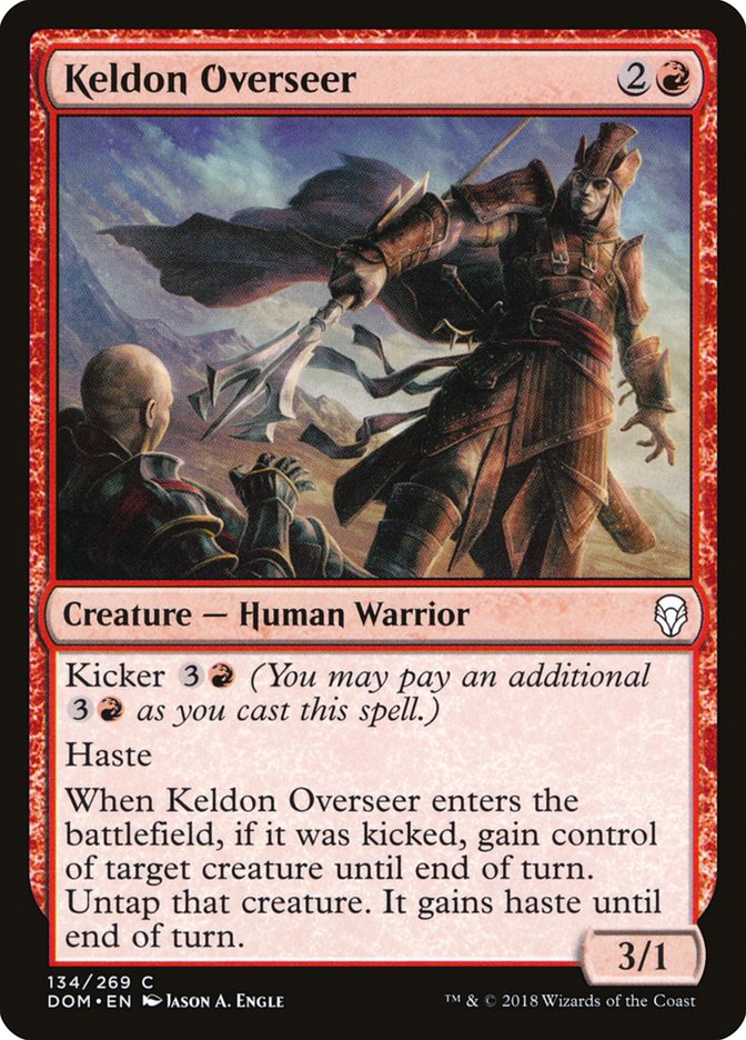 Keldon Overseer [Dominaria] MTG Single Magic: The Gathering | Red Claw Gaming