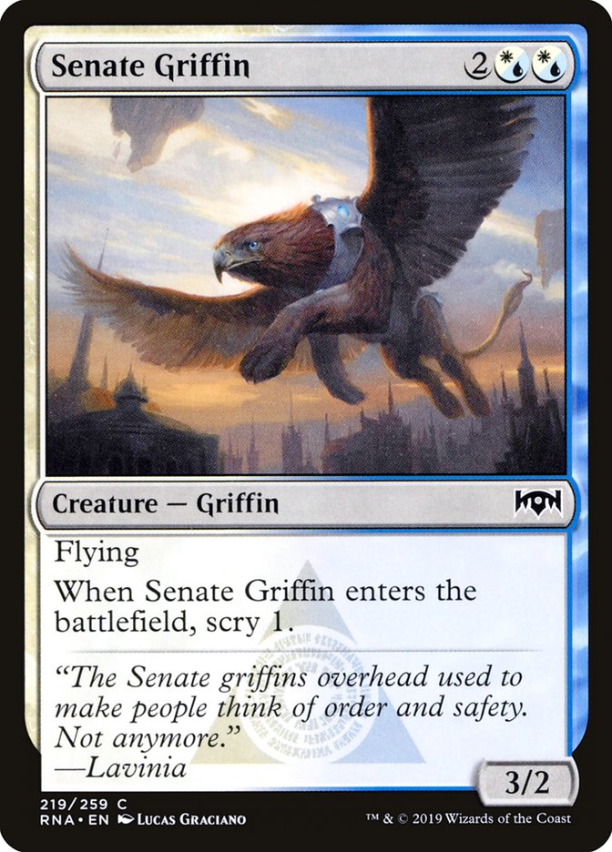 Senate Griffin [Ravnica Allegiance] MTG Single Magic: The Gathering | Red Claw Gaming