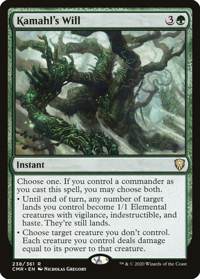 Kamahl's Will [Commander Legends] MTG Single Magic: The Gathering | Red Claw Gaming