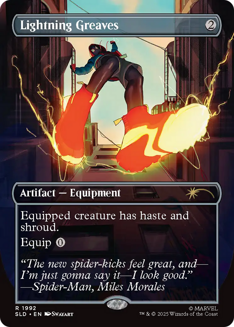 Lightning Greaves (1992) (Rainbow Foil) [Secret Lair Drop Series] MTG Single Magic: The Gathering | Red Claw Gaming