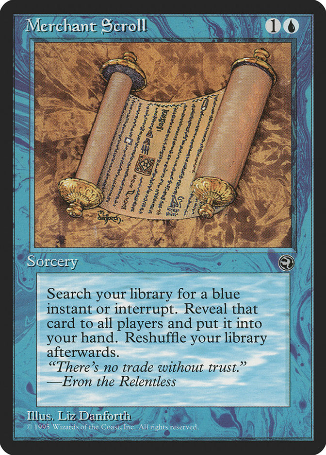 Merchant Scroll [Homelands] MTG Single Magic: The Gathering | Red Claw Gaming