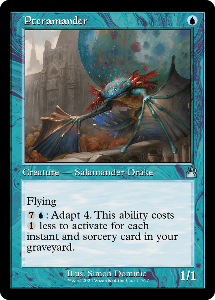Pteramander (Retro Frame) [Ravnica Remastered] MTG Single Magic: The Gathering | Red Claw Gaming