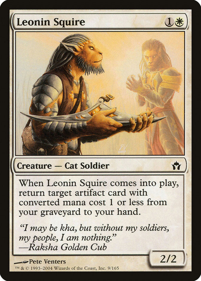 Leonin Squire [Fifth Dawn] MTG Single Magic: The Gathering | Red Claw Gaming