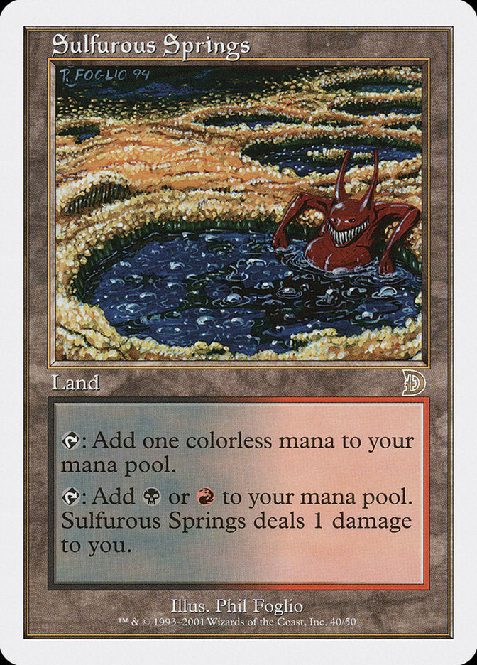 Sulfurous Springs [Deckmasters] MTG Single Magic: The Gathering | Red Claw Gaming