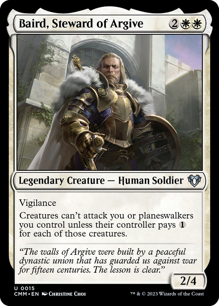 Baird, Steward of Argive [Commander Masters] MTG Single Magic: The Gathering | Red Claw Gaming