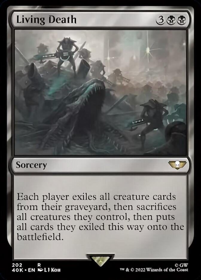 Living Death (Surge Foil) [Warhammer 40,000] MTG Single Magic: The Gathering | Red Claw Gaming