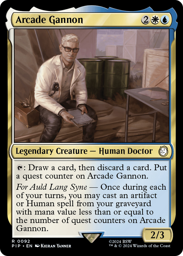 Arcade Gannon [Fallout] MTG Single Magic: The Gathering | Red Claw Gaming