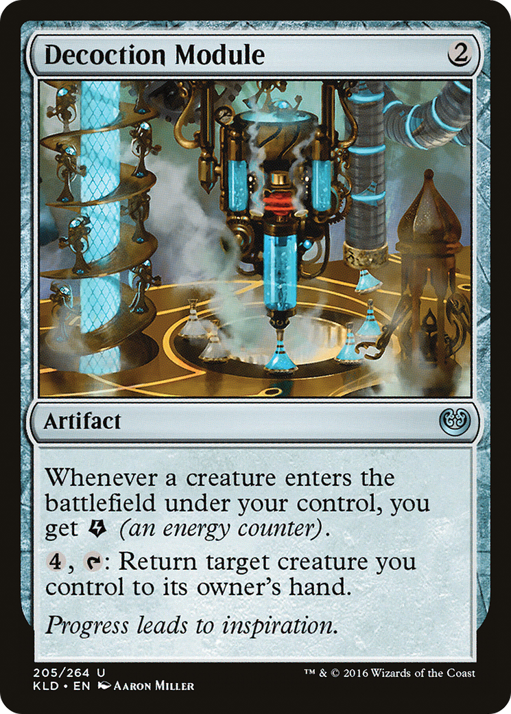 Decoction Module (Ripple Foil) [Modern Horizons 3 Commander] MTG Single Magic: The Gathering | Red Claw Gaming