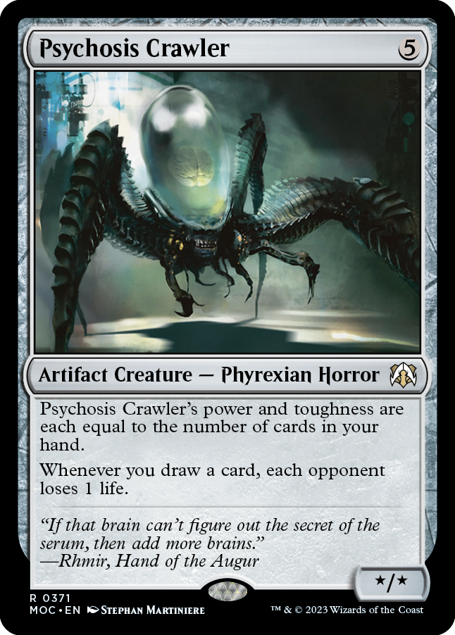 Psychosis Crawler [March of the Machine Commander] MTG Single Magic: The Gathering | Red Claw Gaming