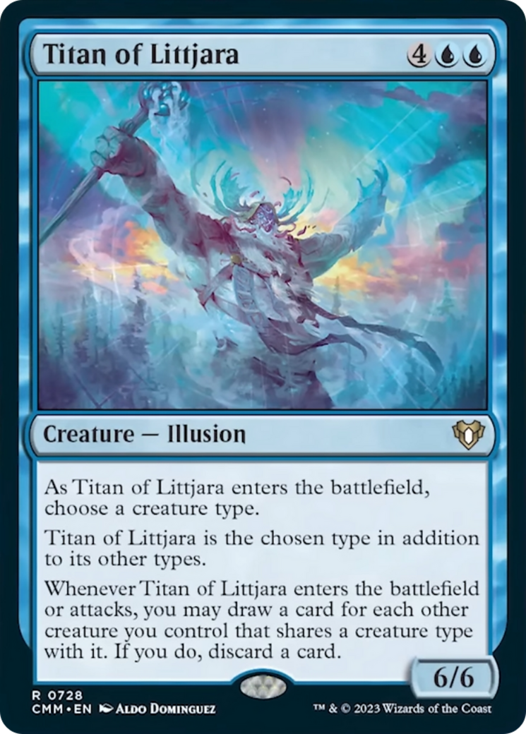 Titan of Littjara [Commander Masters] MTG Single Magic: The Gathering | Red Claw Gaming