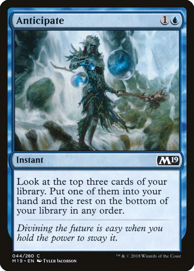 Anticipate [Core Set 2019] MTG Single Magic: The Gathering | Red Claw Gaming