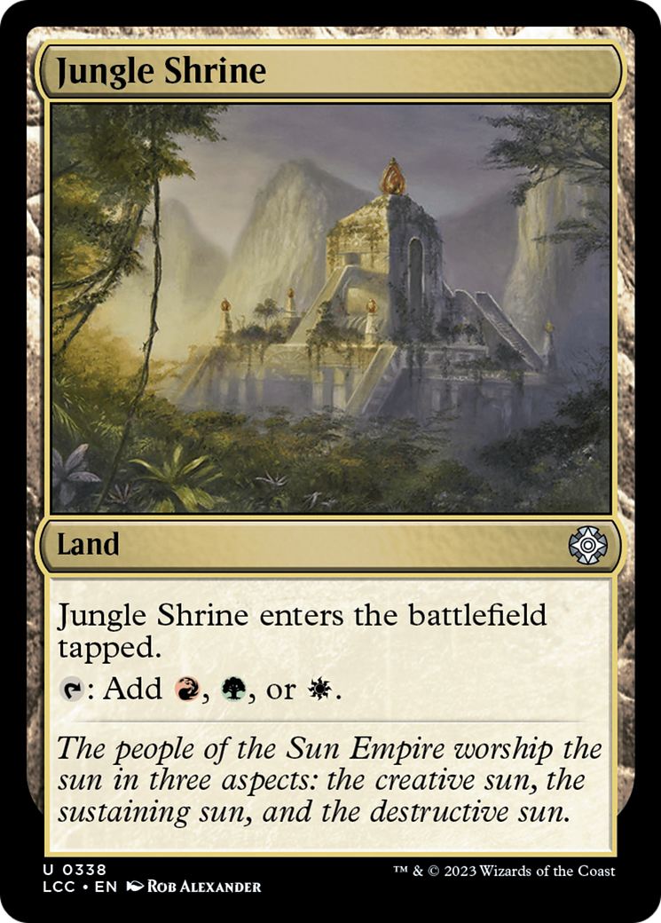 Jungle Shrine [The Lost Caverns of Ixalan Commander] MTG Single Magic: The Gathering | Red Claw Gaming