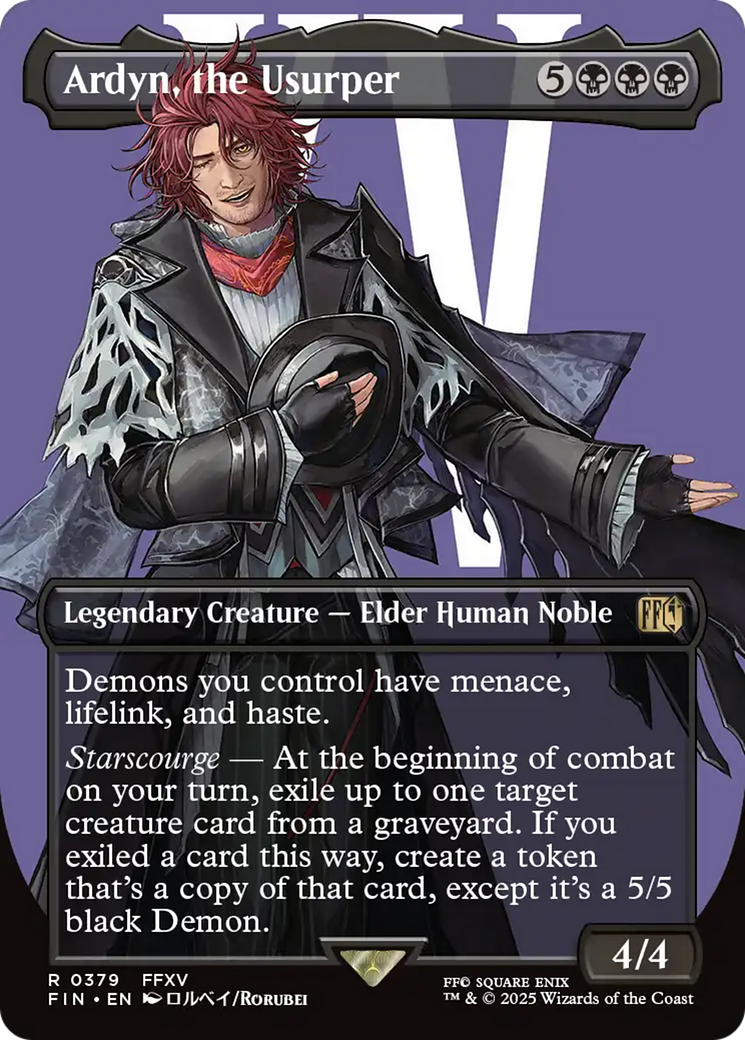 Ardyn, the Usurper (Borderless) (0379) [FINAL FANTASY] MTG Single Magic: The Gathering | Red Claw Gaming