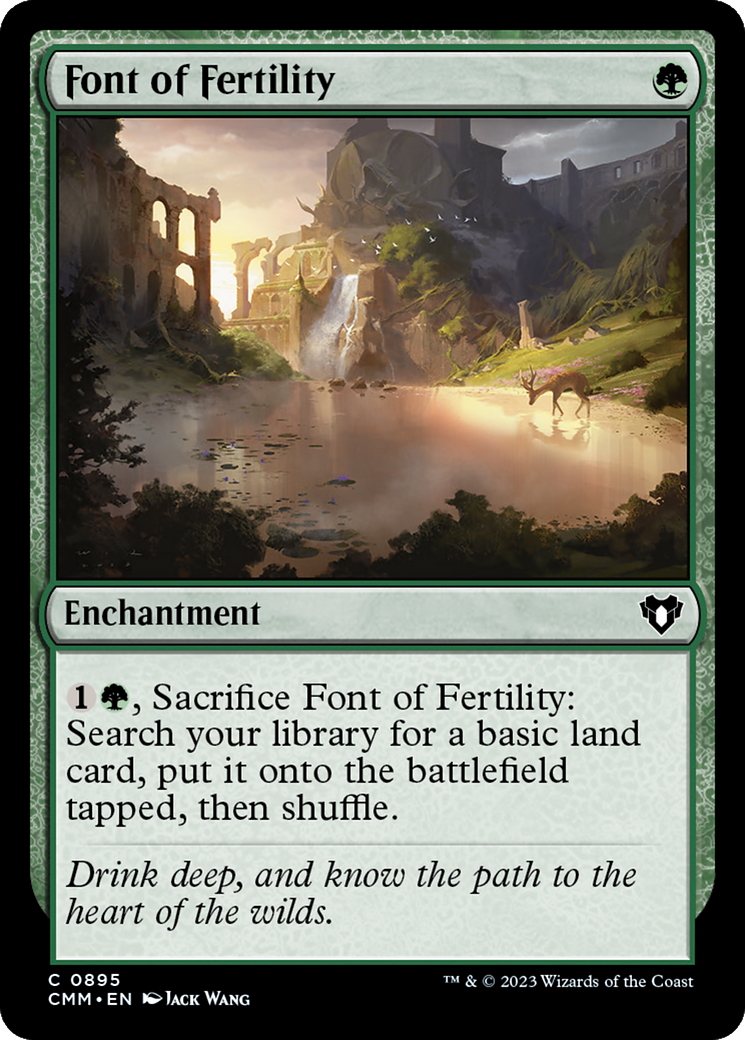Font of Fertility [Commander Masters] MTG Single Magic: The Gathering | Red Claw Gaming