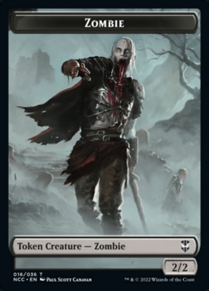 Zombie // Drake Double-Sided Token [Streets of New Capenna Commander Tokens] MTG Single Magic: The Gathering | Red Claw Gaming