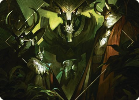 Meeting of the Five Art Card [Streets of New Capenna Art Series] MTG Single Magic: The Gathering | Red Claw Gaming